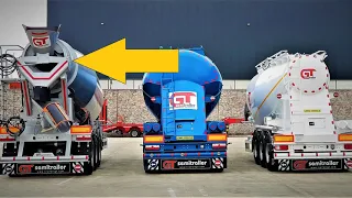 Concrete Mixer Semi-trailer, Cement Mixer Semi Trailer - New Model 2021