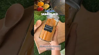 Instant Sambar mix for busy days & for those living alone. Just add water & vegetable.