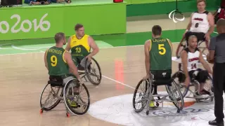Wheelchair Basketball | Canada vs Australia | Men’s preliminaries | Rio 2016 Paralympic Games