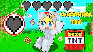 NẾU NHƯ TÔ GÀ CHỈ CÒN 0.000001 TIM TRONG MINECRAFT KHIẾN SINH TỐ BẤT NGỜ * PHẢN ỨNG SINH TỐ TEAM