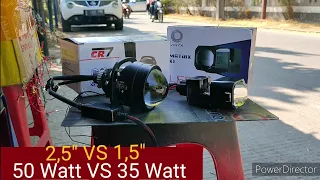 Biled CR7 50watt VS Matrix X1 35 Watt sinar otomotif