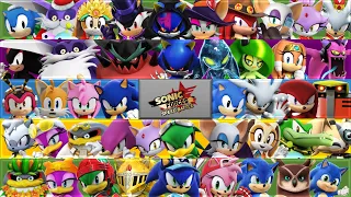 Sonic Forces Speed Battle Gameplay - All 45 Characters