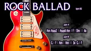 Rock Ballad Backing Track in Am