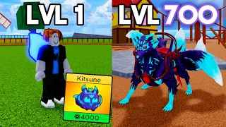 UPEI do 1 ao 700 com a KITSUNE no Blox Fruits