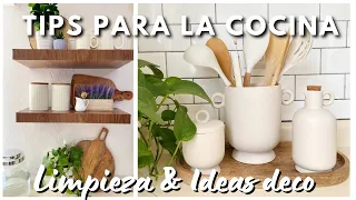 TIPS PARA LIMPIAR LA COCINA & IDEAS DE DECORACIÓN 🧺🍐🫐 | Cocinar en Casa | Limpieza y Orden 🪴