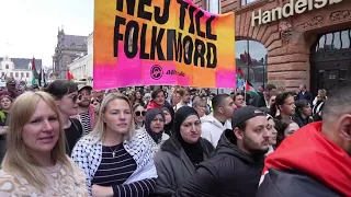 Från Malmö , Nej till folkmord i Gaza 11-05-2014