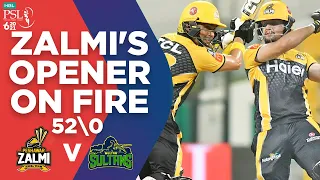 Zalmi's Opener On Fire | Peshawar Zalmi vs Multan Sultans | Match 21 | HBL PSL 6 | MG2L