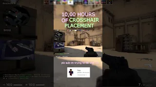 What 10,000 hours of CROSSHAIR PLACEMENT looks like.....