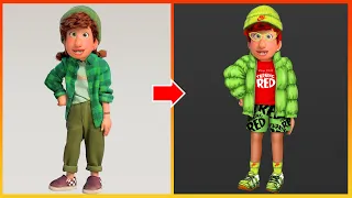 Turning Red: Miriam Glow Up  - Turning Red Disney Pixar Offical