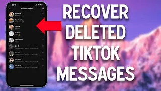 Recover deleted Tiktok messages and conversations in 2022