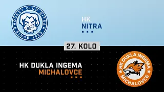 27.kolo HK Nitra - HK Dukla INGEMA Michalovce HIGHLIGHTS