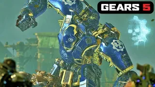 Gears of War 5 - The Cole Train fights a Brumak / All Scenes