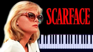 Scarface - Gina and Elvira's Theme Piano Tutorial