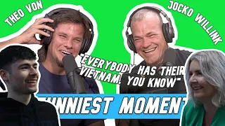 Theo Von & Jocko Willink Funniest Moments! British Family Reacts!
