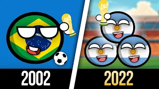 ALL FIFA WORLD CUPS IN COUNTRYBALLS