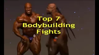 TOP 7 BODYBUILDING STAGE FIGHTS   YouTube