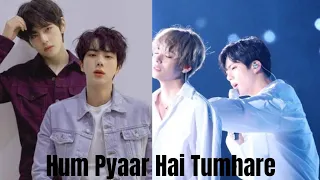 BTS taejin hindi song video 💜💜 Hum pyaar hai tumhare song 💜 requested video 💜
