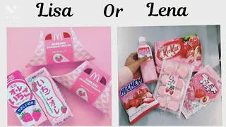 Lisa or lena💕(kawaii, japanese and aesthetic food) pick one game