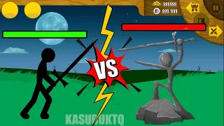 NOOB SWORDSMAN X1 ICONS VS SUPER STATUE SWORDSMAN X999999 ICONS | STICK WAR LEGACY - KASUBUKTQ