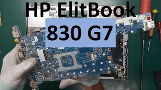 How to Disassemble HP 830 G7 Laptop - HP EliteBook 830, 835 G7 Notebook PC MB  Removing