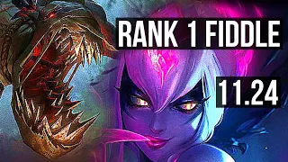 FIDDLESTICKS vs EVELYNN (JNG) | Rank 1 Fiddle, 11/4/16, Godlike | NA Challenger | 11.24