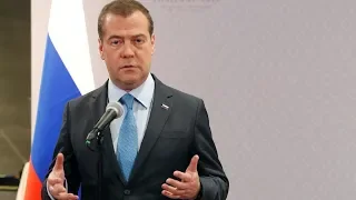 Пресс-конференция Дмитрия Медведева для российских журналистов