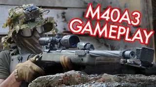 SSG24 - M40A3 Airsoft Sniper Gameplay