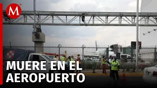 Muere hombre al exterior del AICM en accidente automovilístico