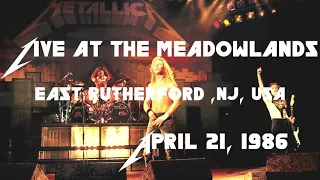 Metallica - Live at The Meadowlands, East Rutherford, NJ, USA (1986) [SBD Audio Only]