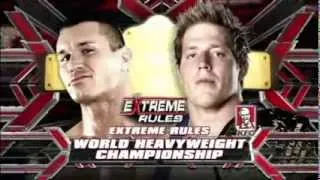 WWE Extreme Rules 2010 match card