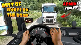 ★ BEST OF Idiots on the road - ETS2MP - Ep. 71-80 | Tony 747 - Best moments + REAL Hands