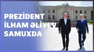 Prezident İlham Əliyev Samux rayonuna səfər edib