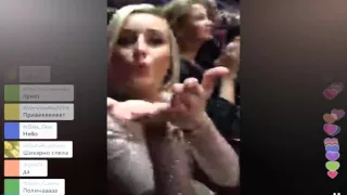 Полина Гагарина поймала и засняла Анатолия Цоя из M-Band (2015, TopPeriscope.RU)