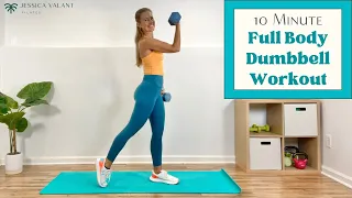 10 Minute Full Body Dumbbell Workout