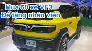 Mua 1 lần 50 xe VF3 để tặng nhân viên