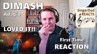 Singer First Time Reaction - Dimash | Adagio.  So Much Emotion!! (Subs:8 languages)