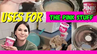 HOW TO USE THE PINK STUFF : PINK STUFF CLEANING HACKS ( TIKTOK ) MIRACLE CLEANING PASTE