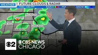 Scattered storms return on Thursday