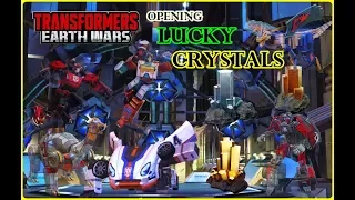 TRANSFORMERS: Earth Wars - Opening 4-star, 3-star, and 2-star CRYSTALS (I got so lucky)