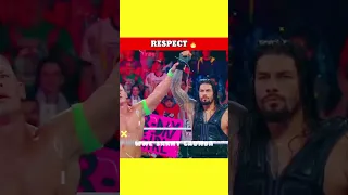 John Cena Respect Roman Reigns 💯| #shorts #wwe