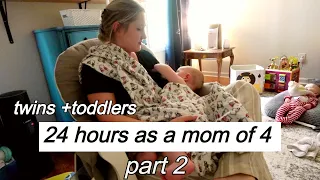 24 hours with 8 month old twins  24 hours as a mom of 4 // 24 hours as a mom // part 2