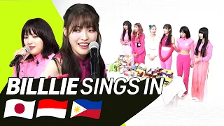 K-POP STARS sing in THREE Languages🎤 | JPN/INA/TAG | BILLLIE | TRANSONGLATION