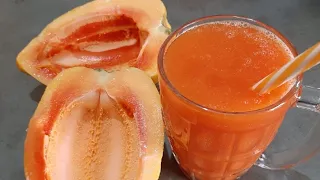 पपीता का जूस बनाने की विधि | Super healthy papaya juice at home