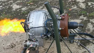 AI-9 (АИ-9) Gas turbine APU Start and Run test 3