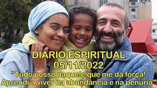 DIÁRIO ESPIRITUAL MISSÃO BELÉM - 05/11/2022 - Fl 4,10-19