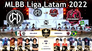 [ES] Dreammax 🇧🇷 vs New Wave 🇲🇽 - MLBB Liga Latam 2022