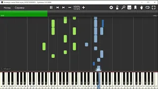 Waltz Ballad / Ghibli style nostalgic waltz [Synthesia] [Piano tutorial]