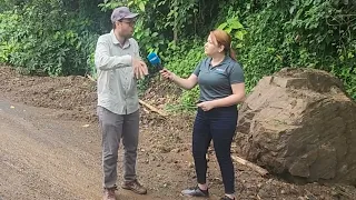 Saturación del suelo y derrumbes en Puerto Rico.