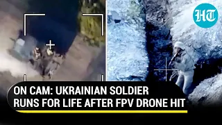 U.S.' Armoured Vehicle Bites Dust As Putin's FPV Drones Catch Ukrainian Troops Off Guard | Watch