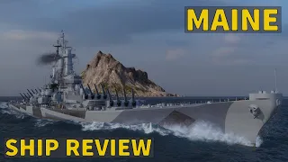 Maine - Super American Battleship | World of Warships